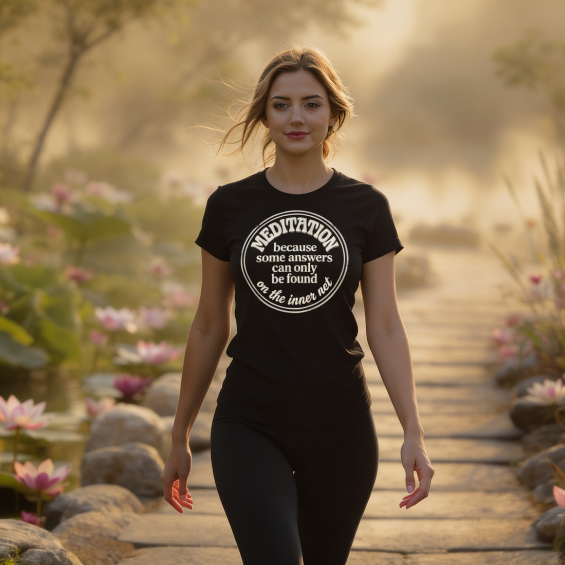 Meditation Inner Net Zen Graphic Tee