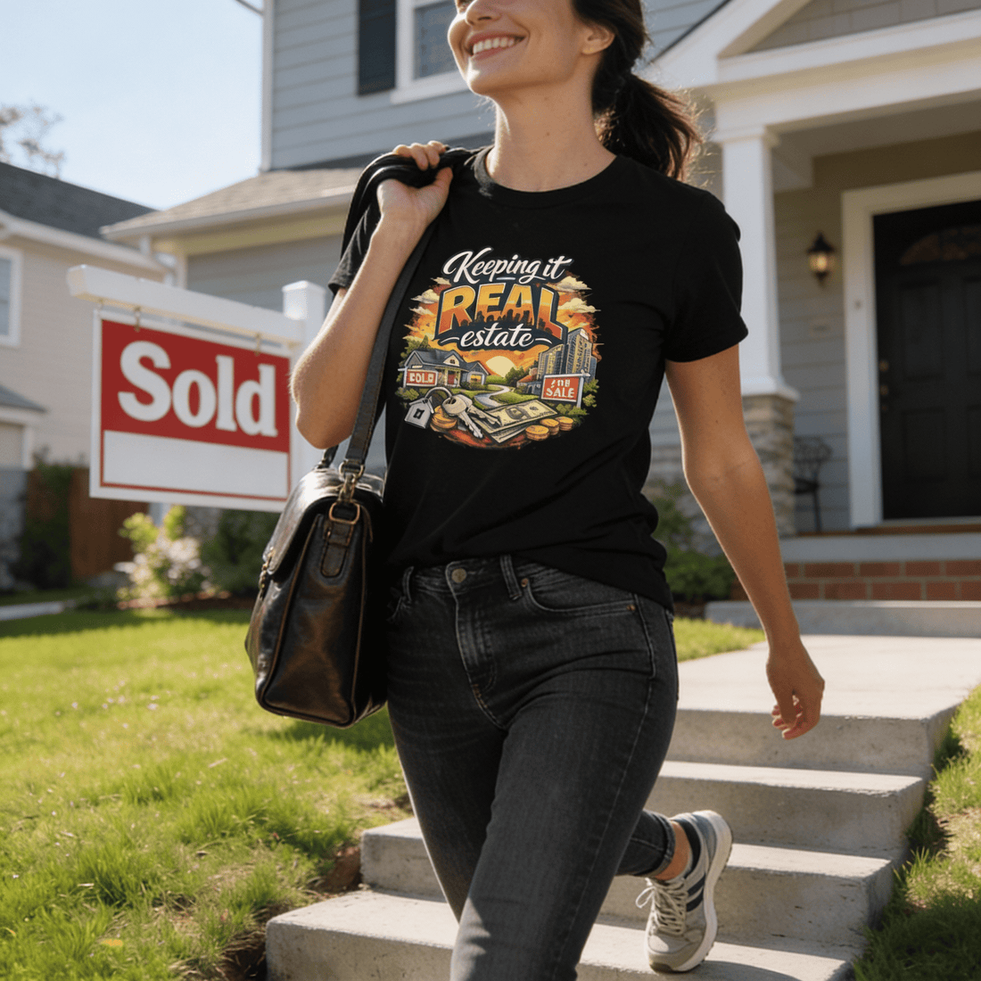 My Driven Threads Sales Motivation T Shirt Keeping it REAL