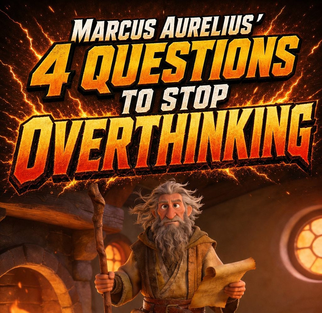 Marcus Aurelius’ 4 Questions to Stop Overthinking