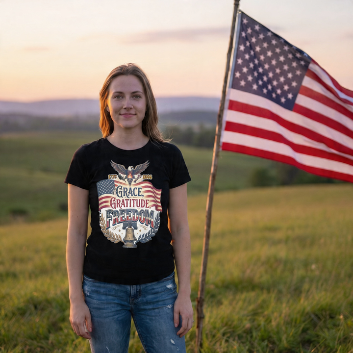 Grace Gratitude Freedom Tee