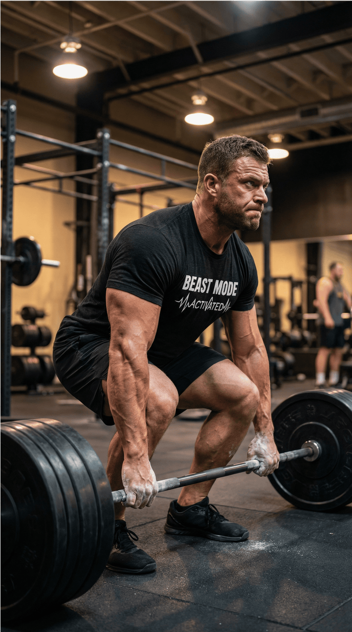 My Driven Threads Fitness T Shirt Beast Mode