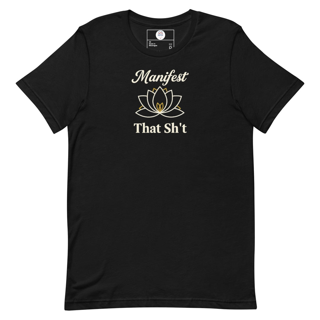 My Driven Threads Mindfulness T Shirt Black / XS The Manifestor Tee