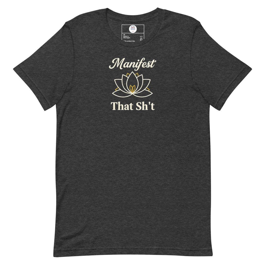 My Driven Threads Mindfulness T Shirt Dark Grey Heather / XS The Manifestor Tee