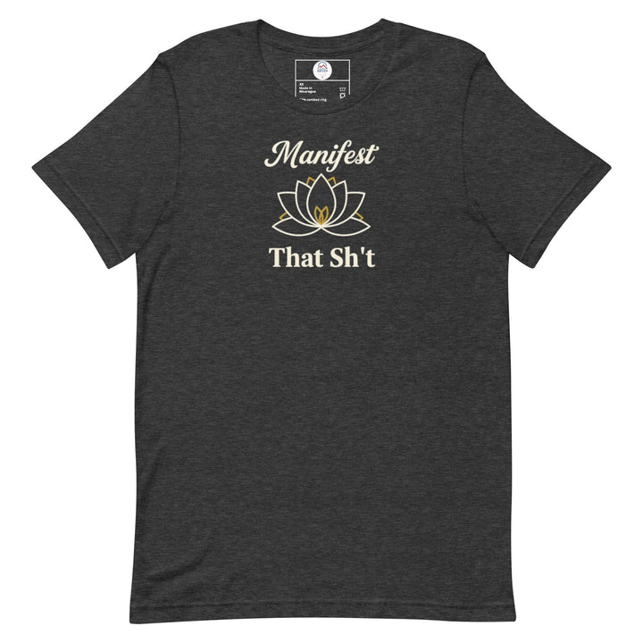 My Driven Threads Mindfulness T Shirt Dark Grey Heather / XS The Manifestor Tee