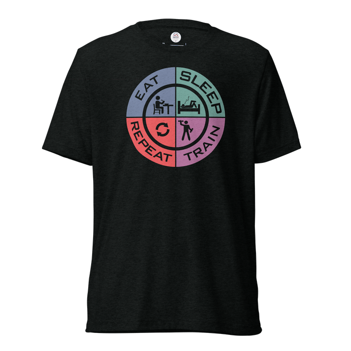 My Driven Threads Fitness T Shirt Eat Sleep Train Tee