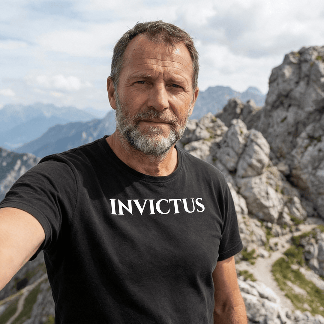 My Driven Threads Motivational T Shirt Master of My Fate - Invictus