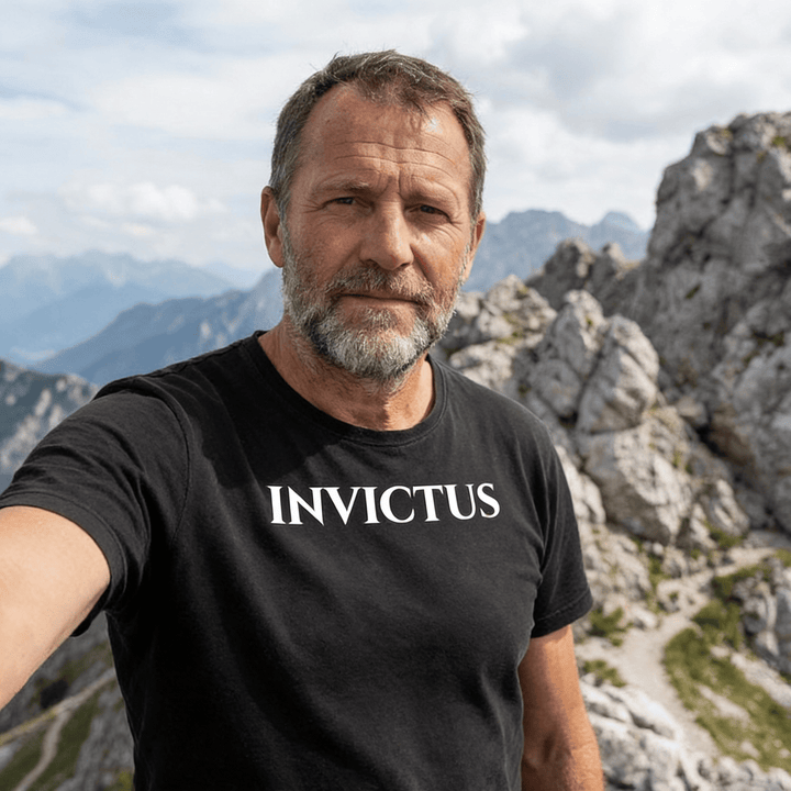 My Driven Threads Motivational T Shirt Master of My Fate - Invictus
