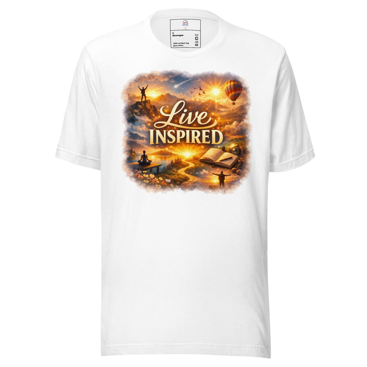 My Driven Threads Mindfulness T Shirt White / XS Live Inspired