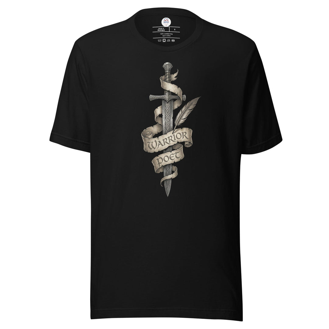 My Driven Threads Motivational T Shirt XS Warrior Poet